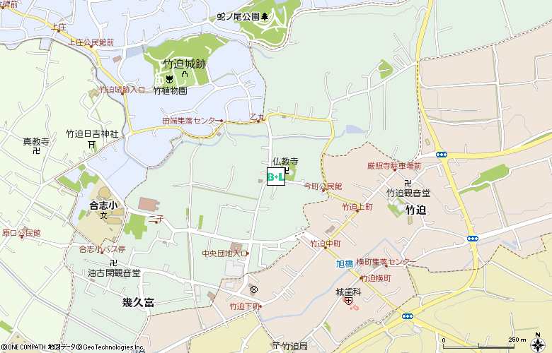 シティコンタクト合志店付近の地図